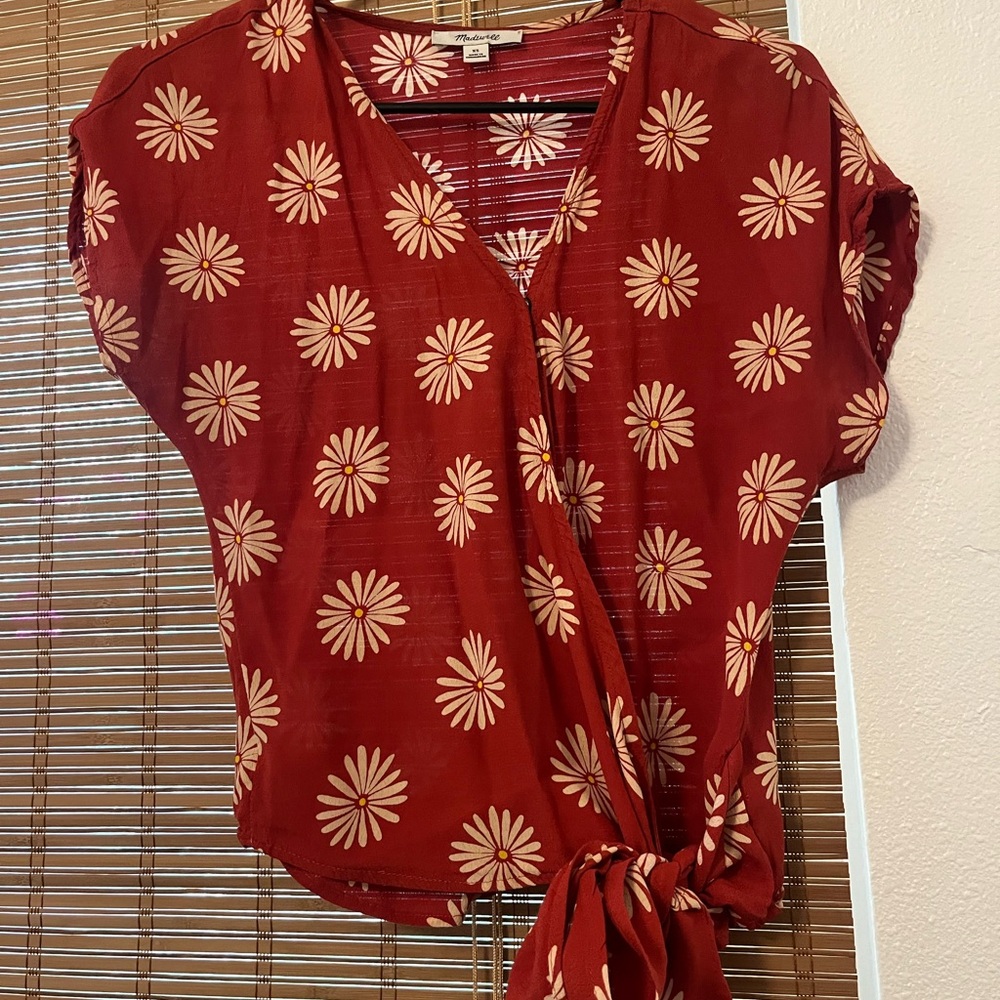 Floral Wrap Top - Madewell
